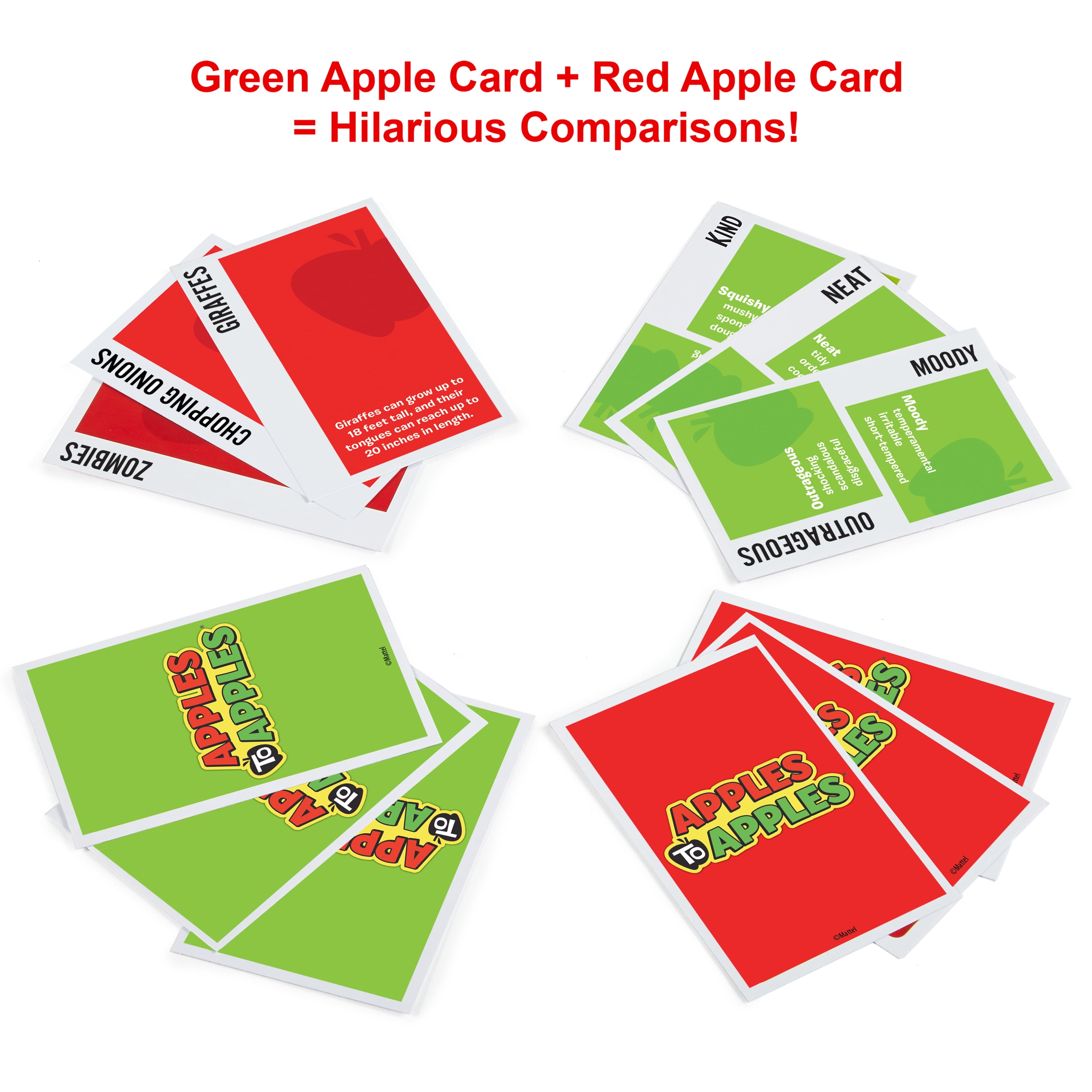 Apples to Apples Card Game, Family Game for Game Night with Family-Friendly Words
