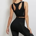 thumbnail image 4 of Sleeveless Jumpsuits for Women Tummy Control Backless Gym Bodycon Bodysuit Shapewear Yoga Ribbed One Piece Exercise Rompers Black M, 4 of 5