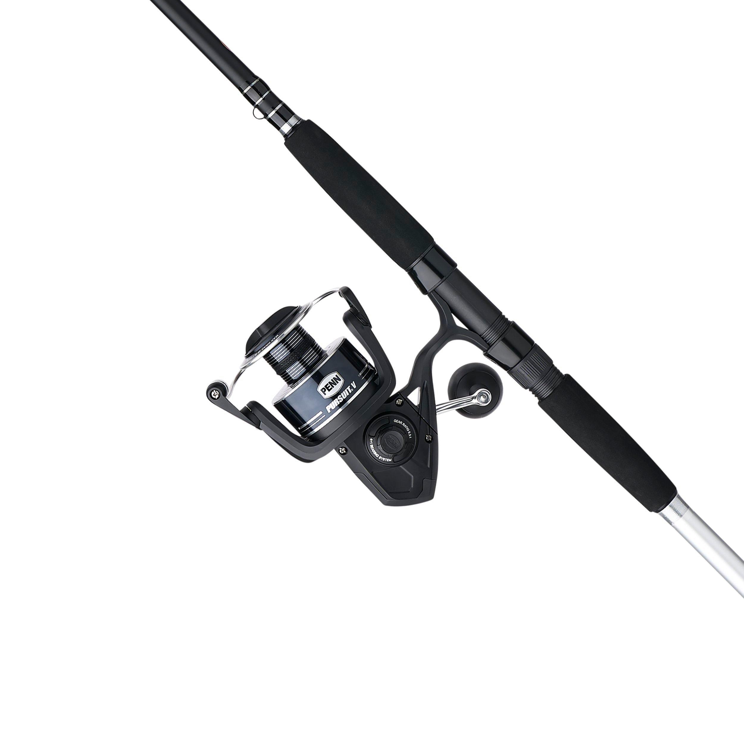 PENN Pursuit V Spinning Fishing Combo, 10' Heavy Rod, 8000 Size Reel