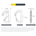 thumbnail image 3 of Outdoor Carabiner D-type Tool Small Hanging Buckle-3pcs, 3 of 3