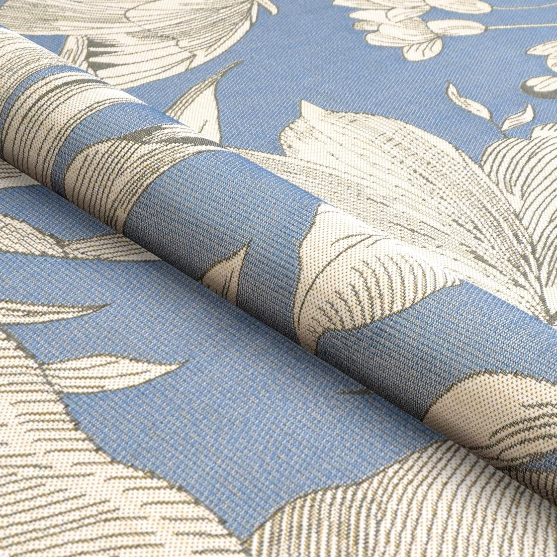 Couristan Dolce Flora 2'3" x 3'11" Ice Outdoor Rug
