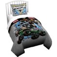 thumbnail image 1 of Juego de funda nórdica Jay Franco Monster Jam, tamaño doble, gris, 1 of 8