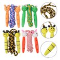 thumbnail image 3 of CIMAXIC skipping rope 4pcs Cartoon Jump Rope Portable Jumping Exercise Equipment Creative Skipping Rope for Children Students (Bee + Brown Bear + White Rabbit + Pattern),82.68"X0.55"X0.55", 3 of 5