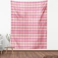 thumbnail image 3 of Pink Sofa Upholstery Fabric by the Yard, Tartan Plaid Pattern with Squares in Magenta Pistachio Green Colors, Decorative Fabric for DIY & Home Accents, 2 Yards, Pale Pink and Multicolor by Ambesonne, 3 of 4