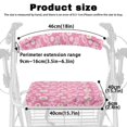 thumbnail image 6 of HELLHERO Flowers Backrest Covers for Seniors Men Women Removable and Washable Rollator Walker Seat Back Cover and Elderly Dust Proof Fit Walkers, 6 of 7