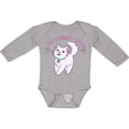 thumbnail image 3 of Inktastic I'm Purrdy Cute White Kitty Cat Boys or Girls Long Sleeve Baby Bodysuit, 3 of 5