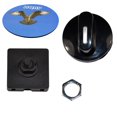 thumbnail image 1 of HQRP 4-Position 3-Speed Fan Selector Rotary Switch with Knob 13AMP 120V + HQRP Coaster, 1 of 7