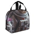 thumbnail image 2 of Easygdp Cat Astronaut In Space Bolsa Térmica Premium - Tela Oxford Impermeable, Gran Capacidad, Bolsillo Frontal, Unisex para Trabajo, Escuela, Actividades al Aire Libre y Picnics, 2 of 8