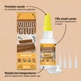 thumbnail image 5 of Solivara 30Ml Strong Wood Glue Transparent With Precision Tip Instant Strong Hold For Home Diy(Light Yellow,As Shown), 5 of 9