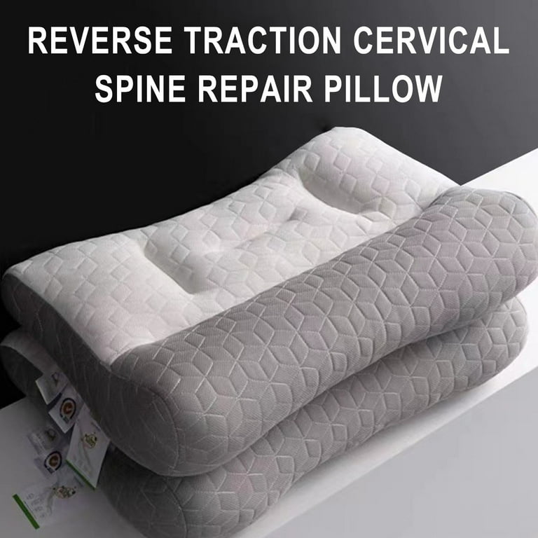Lulshou Ergonomic Latex Pillow with Contoured Neck Support Lulshou Ergonomic Latex Pillow with Contoured Neck Support