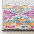 thumbnail image 4 of Safavieh Madison Collection MAD797F Boho Chic Non-Shedding Living Room Bedroom Area Rug, 5'3" x 5'3" Square, Grey / Ivory, 4 of 4