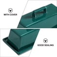 thumbnail image 3 of Ifundom Green Ceramic Butter Dish with Airtight Lid, Stylish Kitchen Storage Container for Butter, 1-Piece, 3 of 6