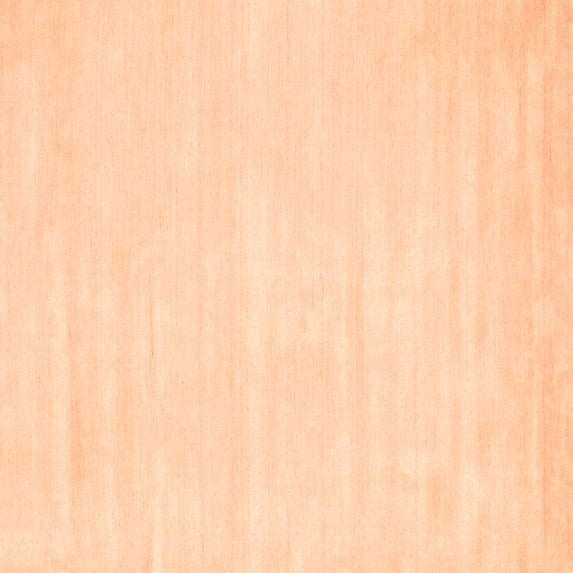 Ahgly Company Indoor Square Abstract Orange Contemporary Area Rugs, 7' Square