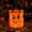 B, variant on Fwttom Halloween Candy Bucket, Orange Lighted Ghost Face Fabric Trick Or Treat Bucket with Handles, Luminous Candy Carry Pail, Fall Halloween Decor for Kids Party Night Trick-or-Treat