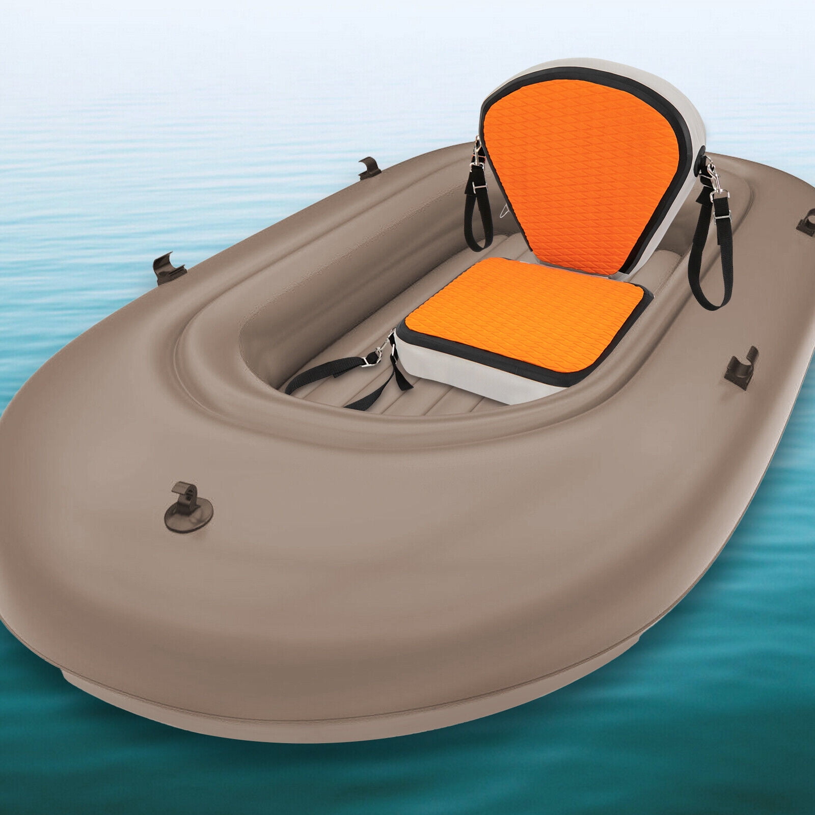 EVA Boating Padded Kayak Seat Kayak Seats, New Thicken Seat Cushion for Kayak, Orange
