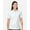 White/ Silver, variant on Devon & Jones DG101W Women's Crownlux Performance Geo Polo-White/ Silver-L