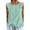 Tank tops for women Mint Green, variant on FASHOFT Summer Tank Tops For Women Trendy Cap Sleeve Round Neck Basic Tank Loose Lightweight Sleeveless Vest Comfort Summer Wear Womens Sleeveless Shirts Army Green L
