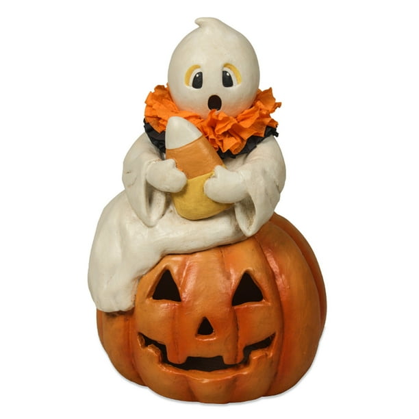 Bethany Lowe Candy Corn Boo Ghost Halloween Party Retro Vintage Home