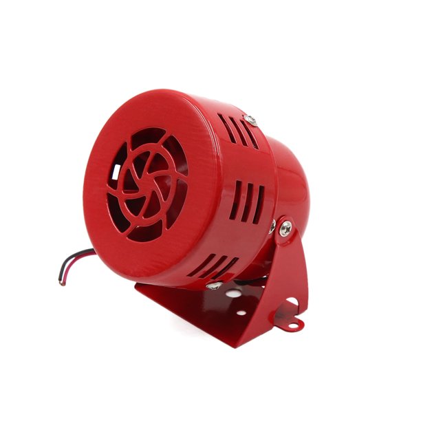 12V Metal Rojo Fuerte Claxon de Alarma para Moto Sirena de Aire Trumpeta de Advertencia