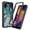 Galaxy Mandala, variant on Samsung Galaxy A10E Case, Rosebono Hybrid IMD Design Graphic Anti-Scratch Fashion Cute Colorful Silicone Skin Cover Armor Case for Samsung Galaxy A10E (Colorful Mandala)