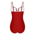 thumbnail image 7 of One Piece Swimsuit Women Spaghetti Strap High Cut Monokini Bathing Suit Swimwear, 7 of 7