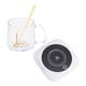 thumbnail image 1 of Calentador de tazas eléctrico Almohadilla de calentamiento de agua Temperatura Taza Almohadilla calefactora Taza de Calentador blanco, 1 of 9