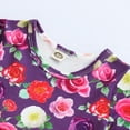thumbnail image 5 of NZRVAWS Toddler Girls Outfits 3T Baby Girls Floral Print 4T Baby Girls Top Ripped Jeans Pants 2Pcs Fall Clothes Set, 5 of 7