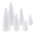 thumbnail image 1 of 6x Conos de Espuma de Poliestireno Zulema Conos de espuma para Manualidades DIY Pintura, 1 of 8