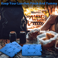 thumbnail image 2 of 24x Ice Packs for Lunch Box - Reusable Ultra-Thin Freezer Packs - Long-Lasting Cool Packs for Coolers, Keep Food, 2 of 6