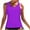 Purple, variant on Otvok Blouson Tankini Swimsuits for Women 2 Piece Bathing Suits with Boyshorts Modest Tummy Control Swimwear L Blue
