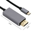 thumbnail image 4 of Cable De Conversión Cable de 1,8 m tipo C a Display Port Adaptador de conversión USB 3.1 a DP de 8K 60 Hz, 4 of 7