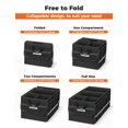 thumbnail image 4 of Organizador de maletero de coche Oasser con capacidad de 75 litros, plegable, 4 compartimentos, 4 of 9