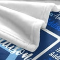 thumbnail image 2 of Name Blanket Personalized Blanket for Adult Kids Flannel Customized Personalized Blankets and Throws, 2 of 6