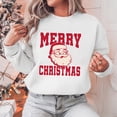 thumbnail image 2 of Merry Christmas Santa Sweetshirt Vintage Santa Christmas Sweatshirt Xmas Holiday Retro Long Sleeve Shirts, 2 of 5
