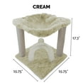 thumbnail image 3 of FurHaven Pet Products Tiger Tough Plush Hammock - Cream, 17.3", 3 of 9