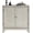 Gray, variant on ANHDAH Vintage Solid Wood Buffet Cabinet - Natural Veneer, Water-Based Paint, 2 Doors & Shelves for Dining Room, Entryway Storage