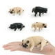 thumbnail image 2 of Set de figuras Pug Dog de 4 piezas de PVC realista para niños, 2 of 2