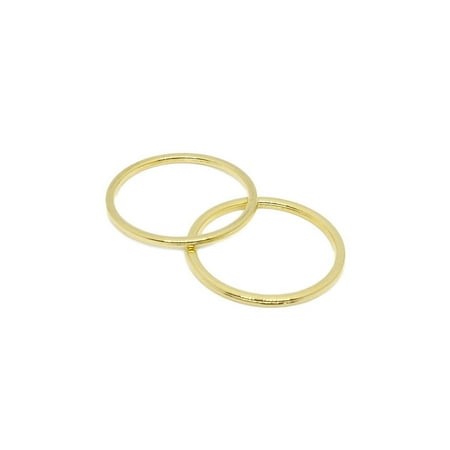 

Porcelynne Gold Metal Alloy Replacement Bra Strap Ring - 1 (25mm) Opening - 100 (100 Pieces)