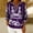 Shirts-Purple, variant on Gamivast Linen Tops for Women Boho Graphic V Neck Holiday Shirts Loose Raglan Long Sleeve Dressy Casual Tee Shirts Travel outfits 2026