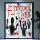 thumbnail image 4 of Big Removable Happy Halloween Stickers Blood Hands Halloween Decorations for Home Bathroom Toilet Horror Windows Wall Stickers, 4 of 5