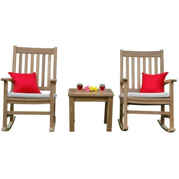 Palm Beach Glenmore 3 Pieces Rocking Chair And Table Set Walmart Com Walmart Com