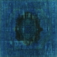 thumbnail image 1 of Ahgly Company Indoor Square Persian Turquoise Blue Bohemian Area Rugs, 5' Square, 1 of 4