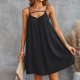 thumbnail image 1 of Moda mujer verano casual suelto fuera del hombro tirantes vestido Pompotops  qyievc1533, 1 of 9