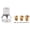 afaf 436, variant on Universal X1.25 Thread Shift Knob Boot Retainer Adapter Manual Gear Shifter