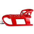 thumbnail image 4 of ArcticThrill Snow Sled for Kids - SnowCruise Sledge - Toboggan with Pull Rope, Backrest and Safety Belt; Outdoor Plastic Winter Sleigh for Toddlers & Kids, 4 of 9