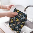 thumbnail image 6 of Sikiie Flowers Butterfly Waffle Weave Kitchen Dish Cloth,Super Absorbent Kitchen Dish Towels 16*26 Inches for Dish Rags Washing Dishes, Drying Dishes, 6 of 7