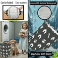 thumbnail image 4 of ASKETAM Baby Laundry Basket Kids Hamper Nursery Toy Storage Room Decor Organizer (Gray Dog House), 4 of 6
