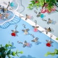 thumbnail image 6 of 64pcs Angel Wing Charm Guardian Angel Pendant Fairy Dangle Charms with Lobster Claps Colorful Pearl Flower Beads for Earring Necklace Bracelet Key Chain Making, 6 of 7