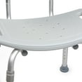 thumbnail image 3 of McKesson Bath Bench with Removable Back - Aluminum Frame, Without Arms, 300 lbs Weight Capacity, 1 Ct, 3 of 4