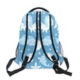 thumbnail image 6 of School Backpack Lightweight Multipocket College High Middle Student Bag 15L Seahorse Unicorn Starfish, 6 of 9